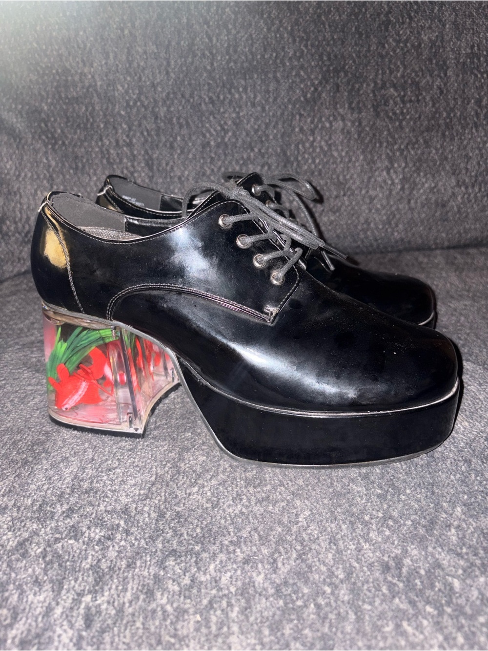 Funtasma PIMP-02 Platform Oxford Fish Tank Shoes